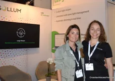 Jenny Zammit and Rose Seguin of Sollum showcasing their dynamic LED lighting solutions.